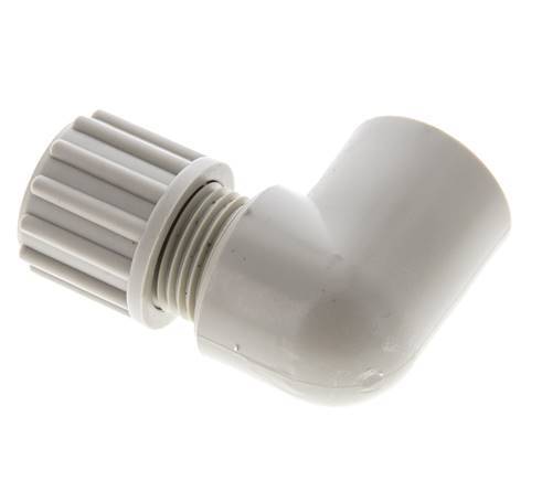 12x10mm & G3/8'' PP Elbow Compression Fitting with Female Threads 10 bar