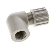 12x10mm & G3/8'' PP Elbow Compression Fitting with Female Threads 10 bar