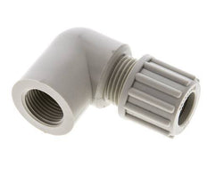 12x10mm & G3/8'' PP Elbow Compression Fitting with Female Threads 10 bar