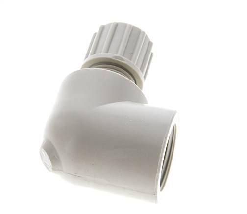 10x8mm & G1/2'' PP Elbow Compression Fitting with Female Threads 10 bar