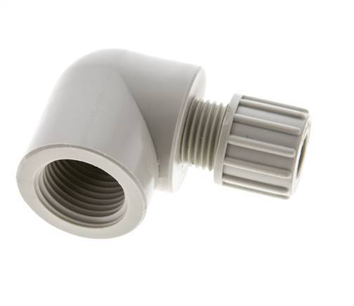 10x8mm & G1/2'' PP Elbow Compression Fitting with Female Threads 10 bar