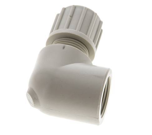 14x12mm & G1/2'' PP Elbow Compression Fitting with Female Threads 10 bar