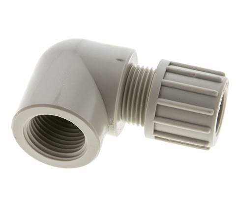 14x12mm & G1/2'' PP Elbow Compression Fitting with Female Threads 10 bar