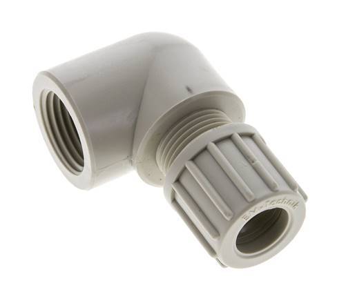 14x12mm & G1/2'' PP Elbow Compression Fitting with Female Threads 10 bar