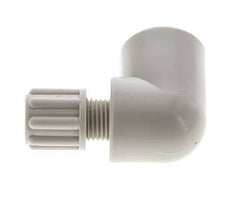 8x6mm & G1/8'' PVDF Elbow Compression Fitting with Female Threads 10 bar
