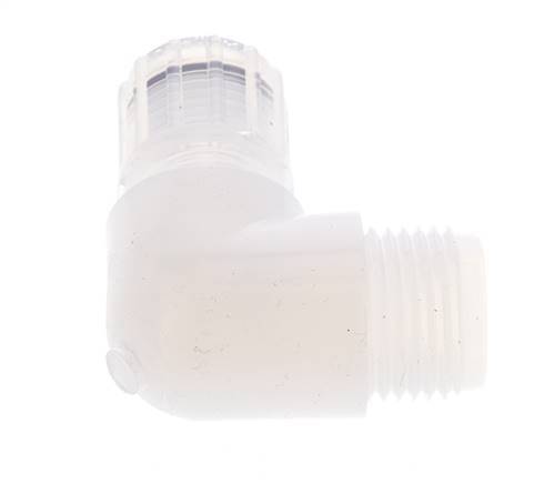6x4mm & G1/4'' PVDF Elbow Compression Fitting with Female Threads 10 bar