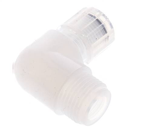8x6mm & G1/8'' PVDF Elbow Compression Fitting with Female Threads 10 bar