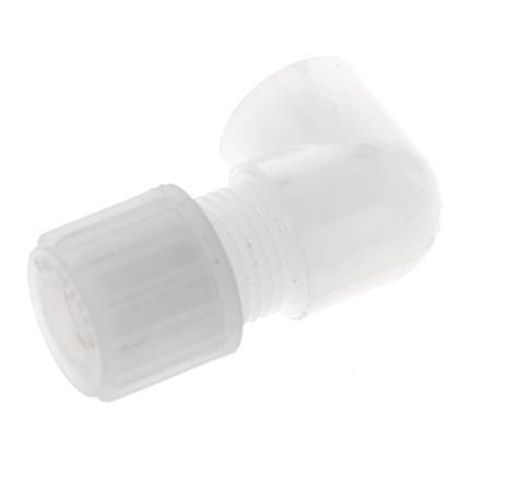 10x8mm & G1/8'' PVDF Elbow Compression Fitting with Female Threads 10 bar