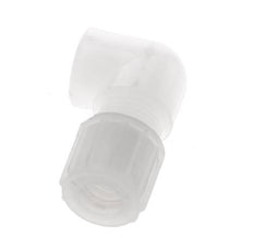 10x8mm & G1/8'' PVDF Elbow Compression Fitting with Female Threads 10 bar