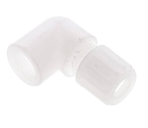 8x6mm & G1/4'' PVDF Elbow Compression Fitting with Female Threads 10 bar