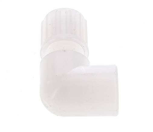 14x12mm & G1/4'' PVDF Elbow Compression Fitting with Female Threads 10 bar