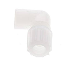 12x10mm & G1/4'' PVDF Elbow Compression Fitting with Female Threads 10 bar