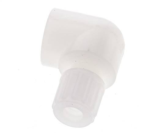 8x6mm & G3/8'' PVDF Elbow Compression Fitting with Female Threads 10 bar