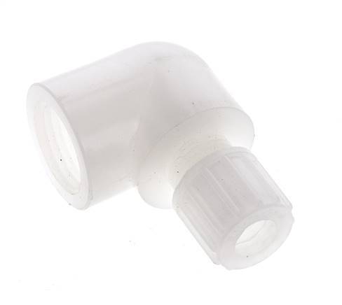 10x8mm & G1/2'' PVDF Elbow Compression Fitting with Female Threads 10 bar