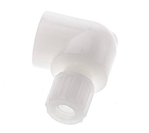 10x8mm & G1/2'' PVDF Elbow Compression Fitting with Female Threads 10 bar