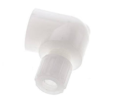 10x8mm & G1/2'' PVDF Elbow Compression Fitting with Female Threads 10 bar