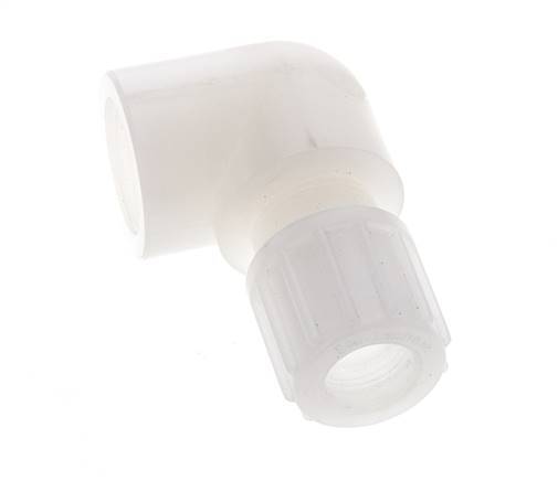 14x12mm & G1/2'' PVDF Elbow Compression Fitting with Female Threads 10 bar