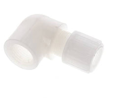 14x12mm & G1/2'' PVDF Elbow Compression Fitting with Female Threads 10 bar