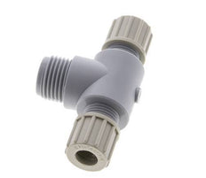 10x8mm & G1/2'' PA T-Shape Tee Compression Fitting with Male Threads 10 bar