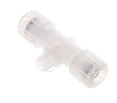 8x6mm & G1/8'' PFA T-Shape Tee Cutting Fitting with Male Threads 10 bar