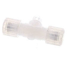 8x6mm & G1/8'' PFA T-Shape Tee Cutting Fitting with Male Threads 10 bar
