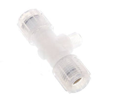 8x6mm & G1/8'' PFA T-Shape Tee Cutting Fitting with Male Threads 10 bar