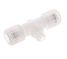 8x6mm & G1/8'' PFA T-Shape Tee Cutting Fitting with Male Threads 10 bar