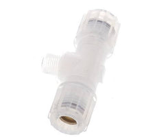 8x6mm & G1/8'' PFA T-Shape Tee Cutting Fitting with Male Threads 10 bar