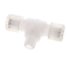 10x8mm & G1/4'' PFA T-Shape Tee Cutting Fitting with Male Threads 10 bar