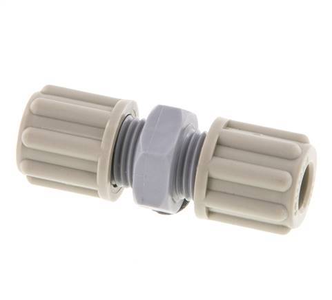 Racor de compresión recto 6x4mm PA 10 bar [5 Piezas]