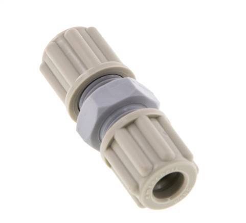 Racor de compresión recto 6x4mm PA 10 bar [5 Piezas]