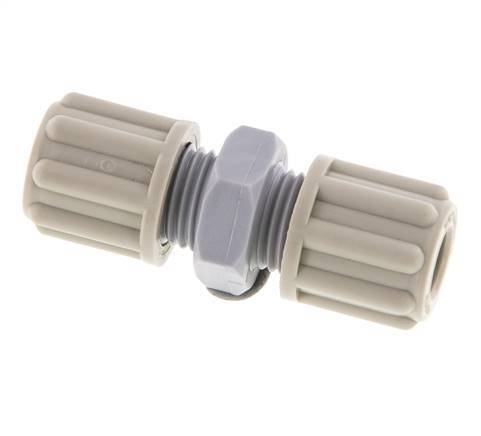 Racor de compresión recto 6x4mm PA 10 bar [5 Piezas]