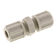 Accesorio de compresión recto de PP de 6x4mm 10 bar [2 piezas]