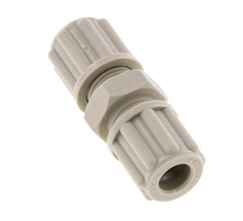 Accesorio de compresión recto de PP de 6x4mm 10 bar [2 piezas]