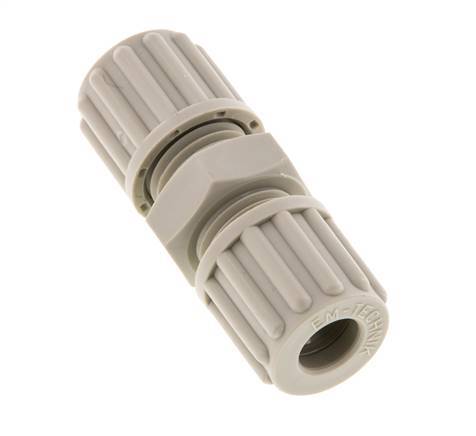 Racor de compresión recto PP 8x6 mm 10 bar