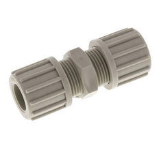 Racor de compresión recto 10x8mm PVDF 10 bar