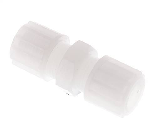 Racor de compresión recto 12x10mm PVDF 10 bar