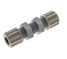 12x10mm PA Racor de Compresión Recto Pasamuros 10 bar