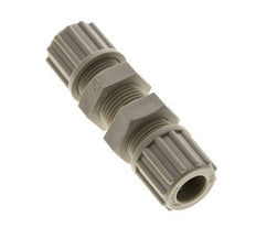 12x10mm PP Racor de Compresión Recto Pasamuros 10 bar