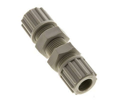 12x10mm PP Racor de Compresión Recto Pasamuros 10 bar