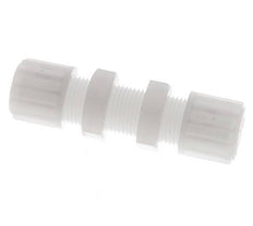 12x10mm PVDF Racor recto de compresión Pasamuros 10 bar