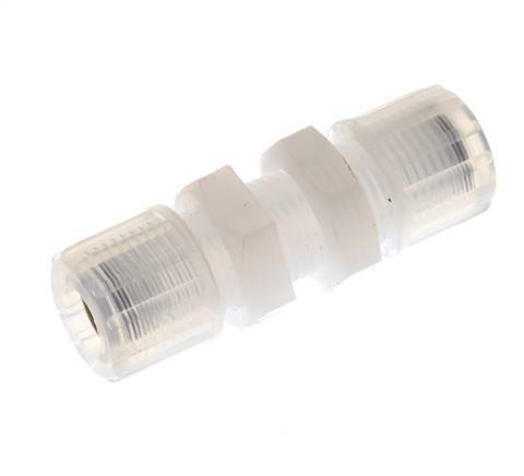 Racor Recto Pasamuros de Compresión PFA 10x8mm & 10 bar