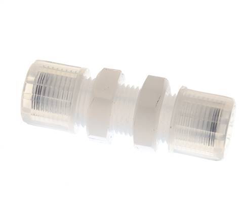 Racor Recto Pasamuros de Compresión PFA 10x8mm & 10 bar
