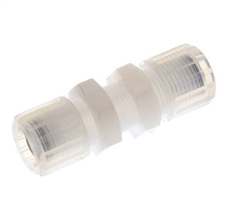 Racor Recto Pasamuros de Compresión PFA 10x8mm & 10 bar