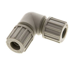 Racor de compresión codo PP 10x8mm 10 bar