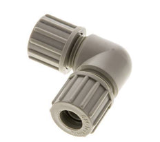Racor de compresión codo PP 10x8mm 10 bar