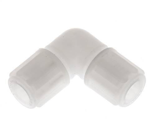 Racor de compresión acodado 6x4mm PVDF 10 bar