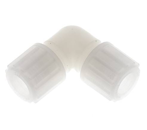 Accesorio de compresión codo 12x10mm PVDF 10 bar