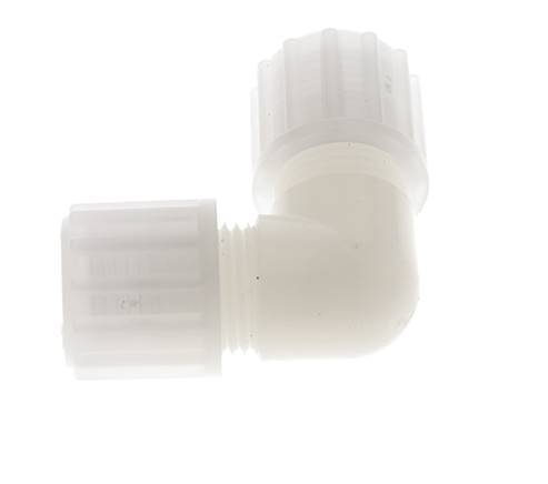 Accesorio de compresión codo 12x10mm PVDF 10 bar