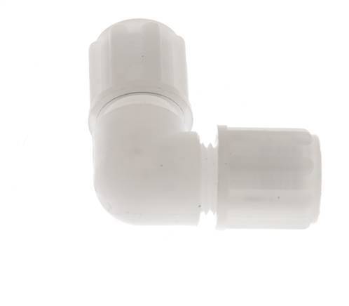 Accesorio de compresión codo 12x10mm PVDF 10 bar